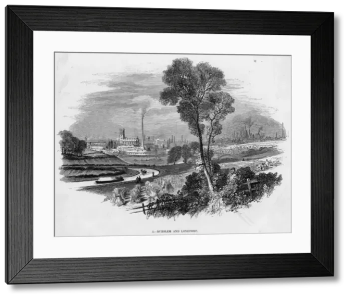 Framed Print : Burslem & Longport Framed Print : Burslem & Longport
