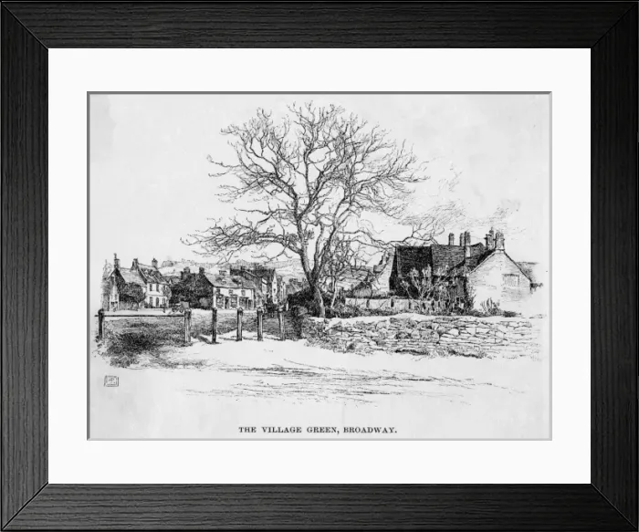 Framed Print : Broadway, H and W Framed Print : Broadway, H and W
