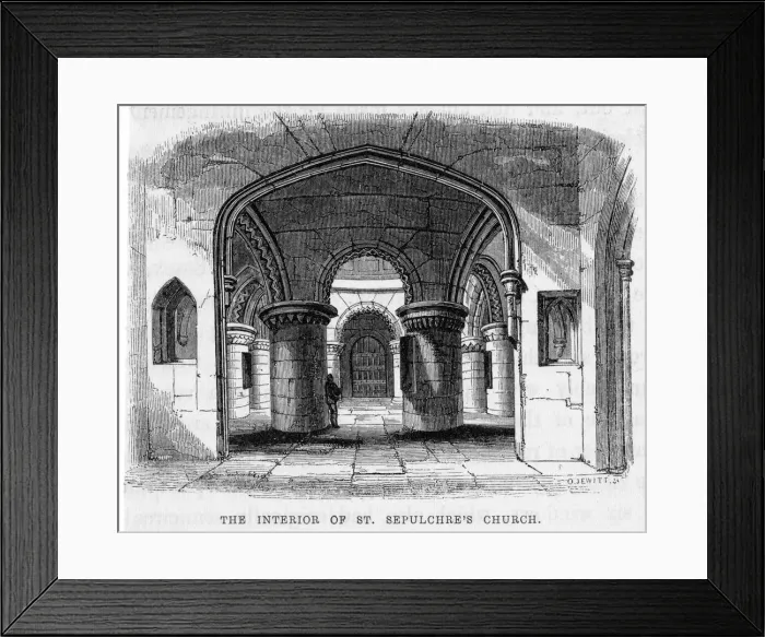 Framed Print : St Sepulchres Church Framed Print : St Sepulchres Church