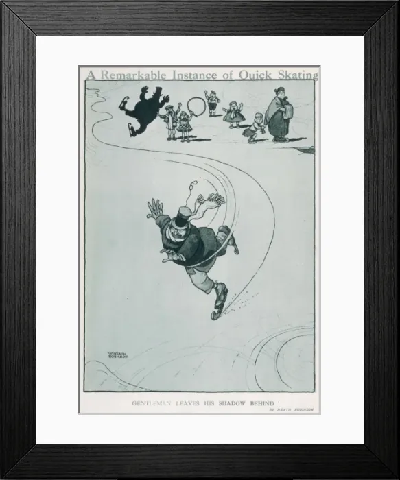 Framed Print : A Remarkable Instance of Quick Skating Framed Print : A Remarkable Instance of Quick Skating