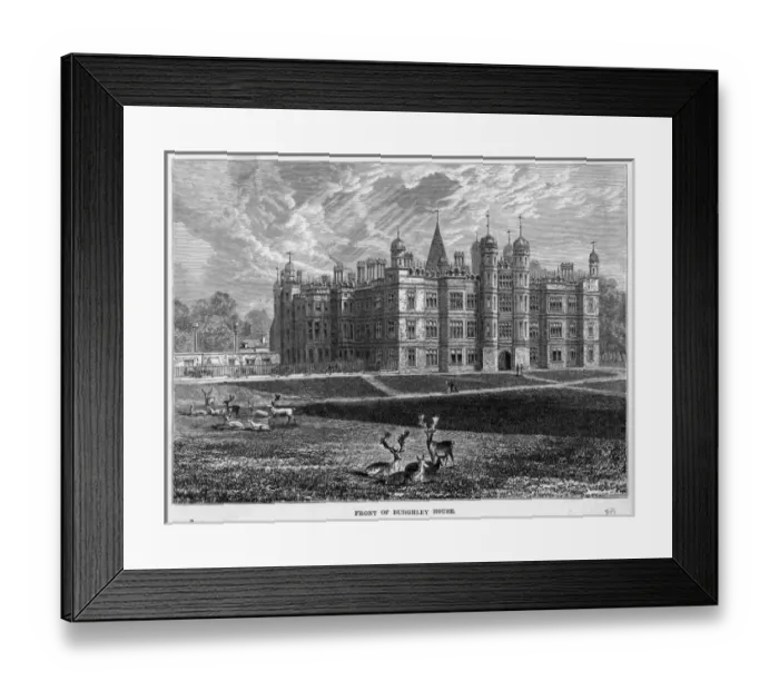 Framed Print : Burghley House Framed Print : Burghley House