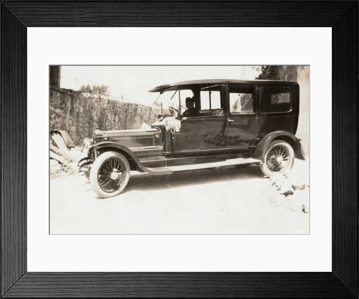 Framed Print : Vintage Car Framed Print : Vintage Car
