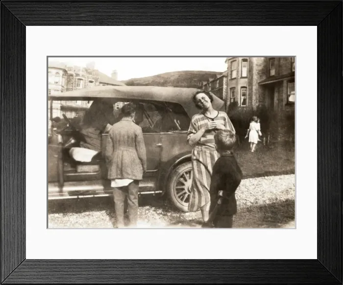 Framed Print : Vintage Car Framed Print : Vintage Car