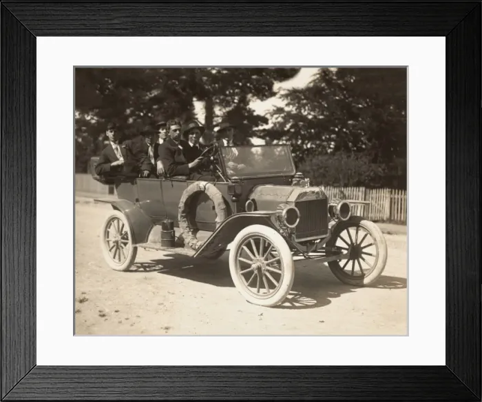 Framed Print : Vintage Car Framed Print : Vintage Car