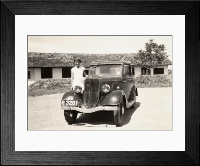 Framed Print : Vintage Car Framed Print : Vintage Car