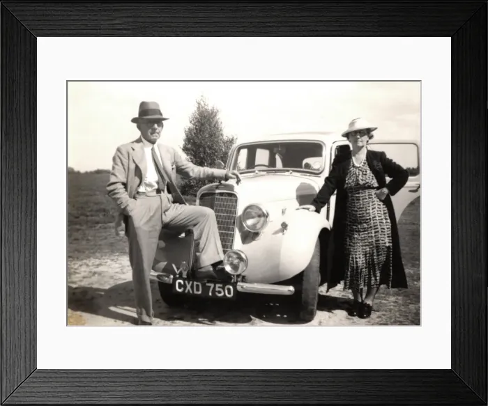 Framed Print : Vintage Car Framed Print : Vintage Car