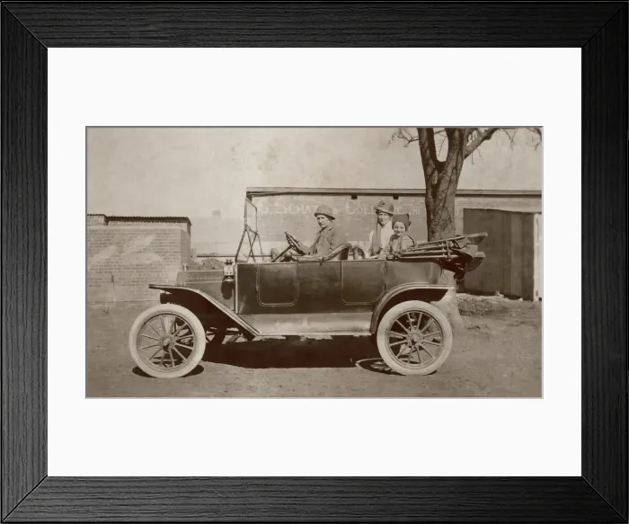 Framed Print : Vintage Car Framed Print : Vintage Car