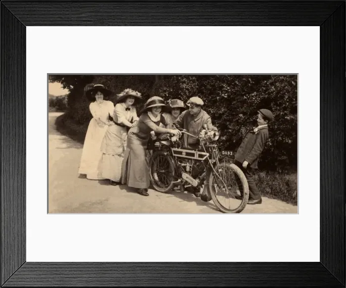 Framed Print : Vintage Car Framed Print : Vintage Car