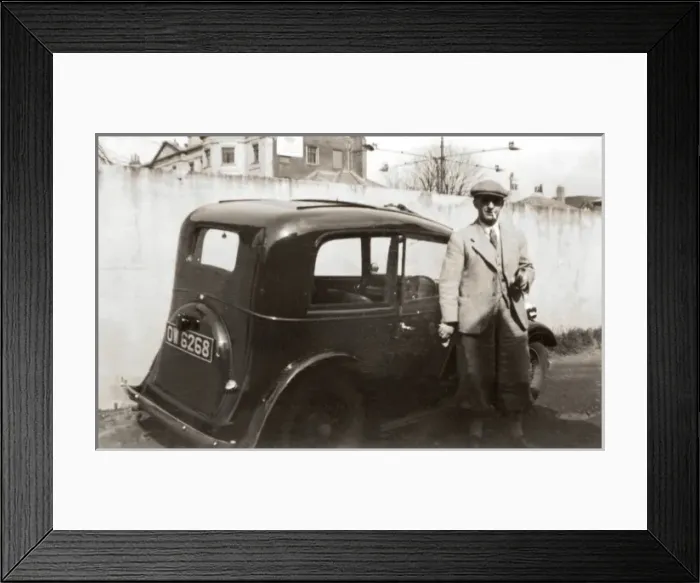 Framed Print : Vintage Car Framed Print : Vintage Car