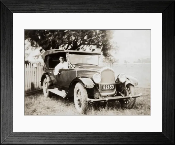 Framed Print : Vintage Car Framed Print : Vintage Car