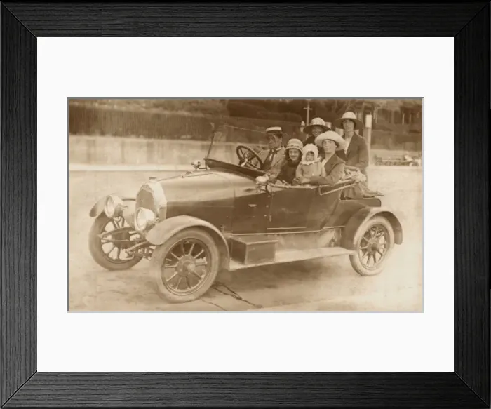 Framed Print : Vintage Car Framed Print : Vintage Car