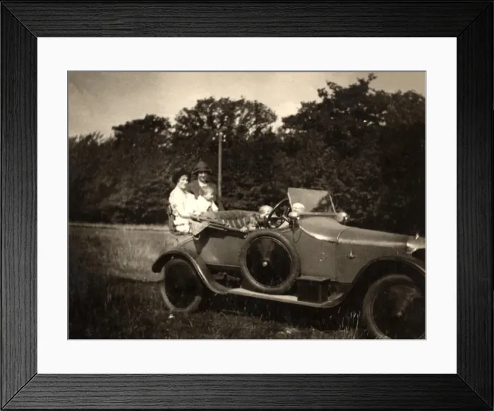 Framed Print : Vintage Car Framed Print : Vintage Car