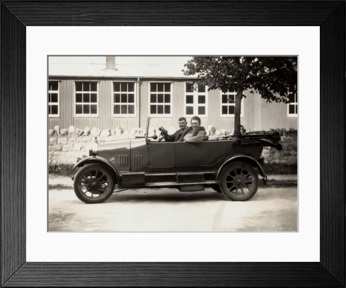 Framed Print : Vintage Car Framed Print : Vintage Car