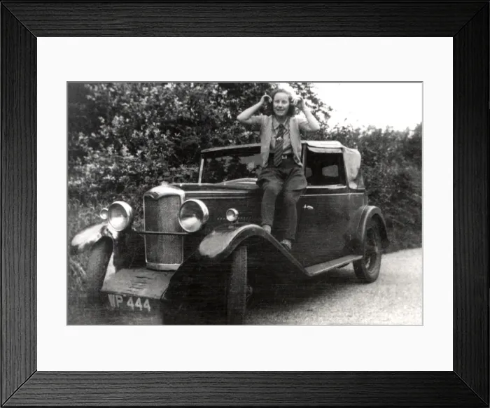 Framed Print : Vintage Car Framed Print : Vintage Car