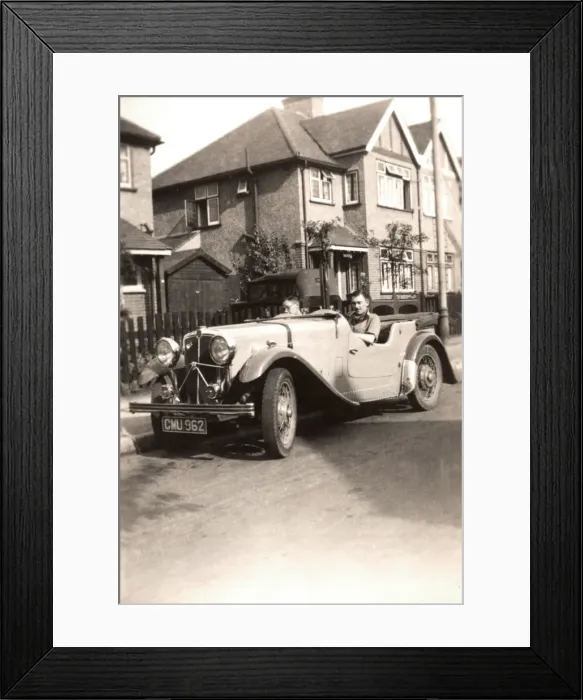 Framed Print : Vintage Car Framed Print : Vintage Car
