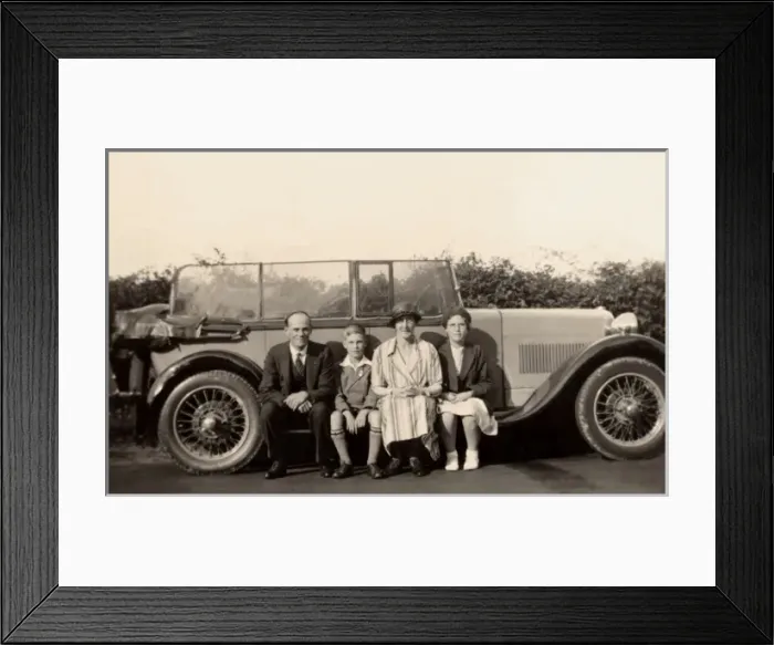 Framed Print : Vintage Car Framed Print : Vintage Car