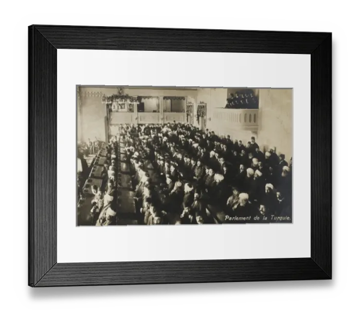 Framed Print : Opening of Parliament - waiting for the Sultan Framed Print : Opening of Parliament - waiting for the Sultan