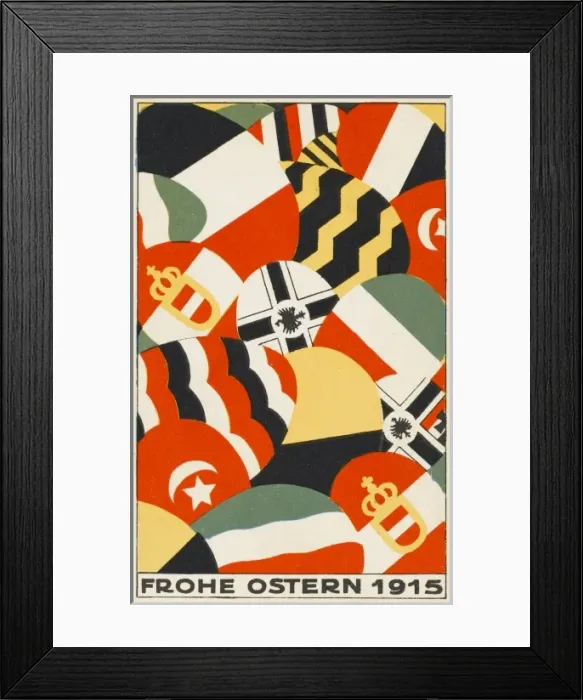 Framed Print : German Allies of the first World War Framed Print : German Allies of the first World War