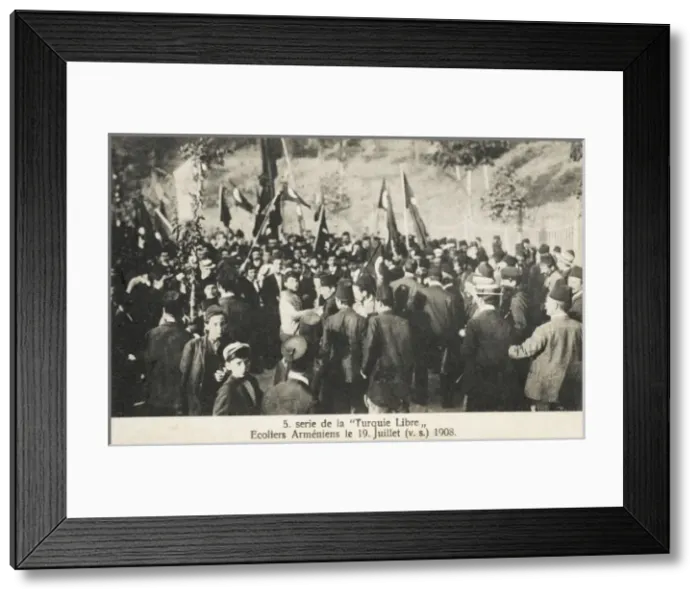 Framed Print : Armenian schoolchildren celebrate the new constitution Framed Print : Armenian schoolchildren celebrate the new constitution