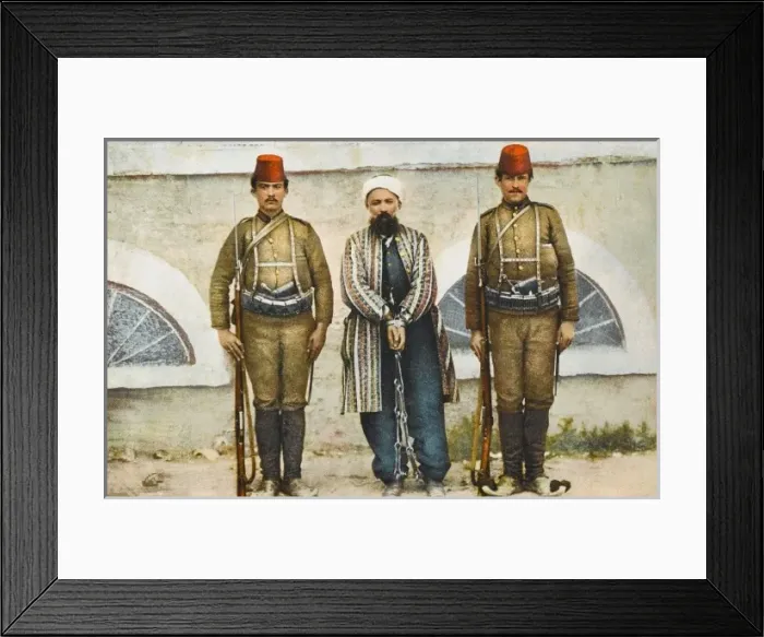 Framed Print : A revolutionary in shackles Framed Print : A revolutionary in shackles