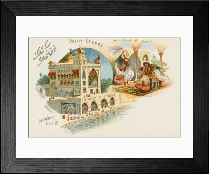 Framed Print : Ottoman Palace - Paris Exhibition 1900