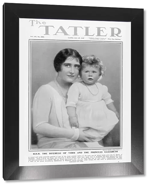 Tatler front cover: Duchess of York and Princess Elizabeth