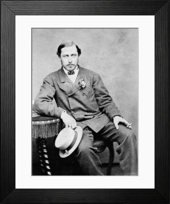 Framed Print : Portrait of Prince Alfred, the Duke of Edinburgh Framed Print : Portrait of Prince Alfred, the Duke of Edinburgh
