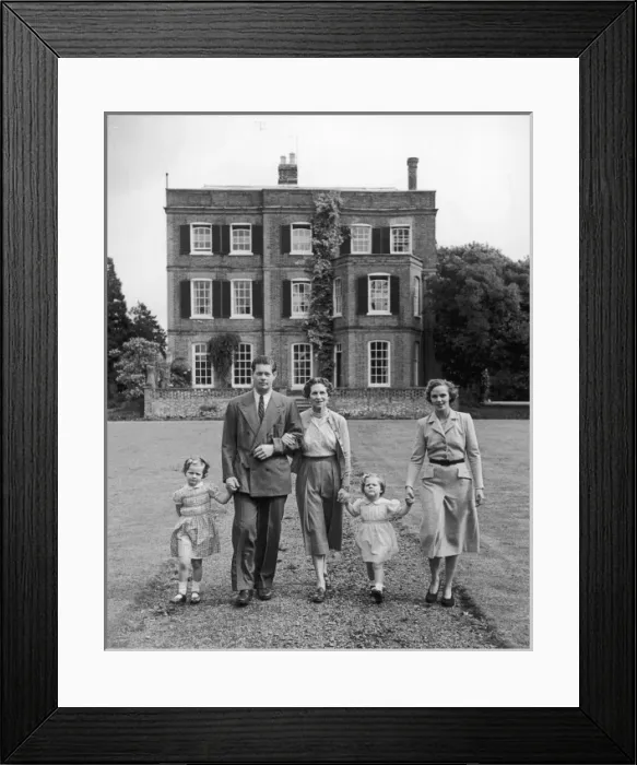 Framed Print : Michael of Rumania and his family Framed Print : Michael of Rumania and his family