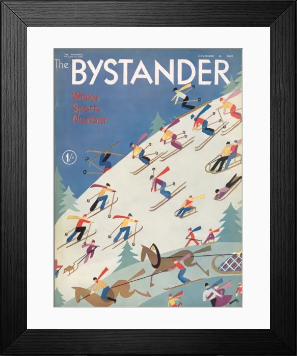 Framed Print : Front cover from The Bystander Framed Print : Front cover from The Bystander