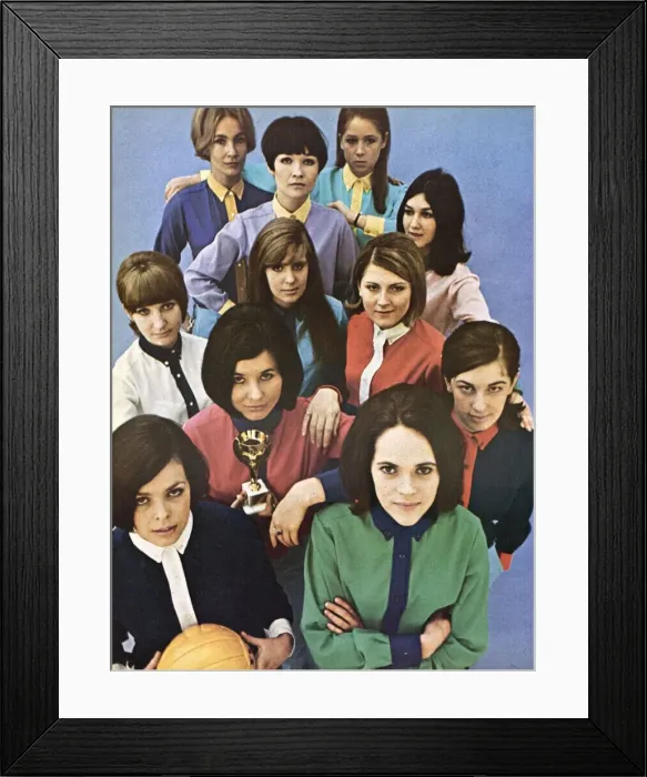 Framed Print : World Cup Fashions 1966 Framed Print : World Cup Fashions 1966