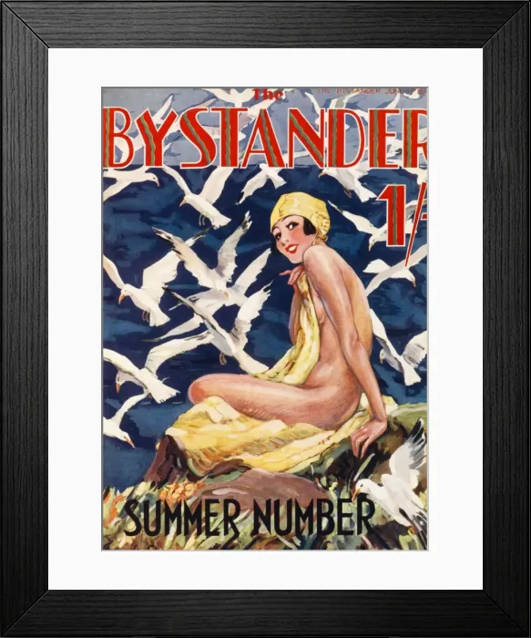 Framed Print : Front cover from the Bystander Framed Print : Front cover from the Bystander