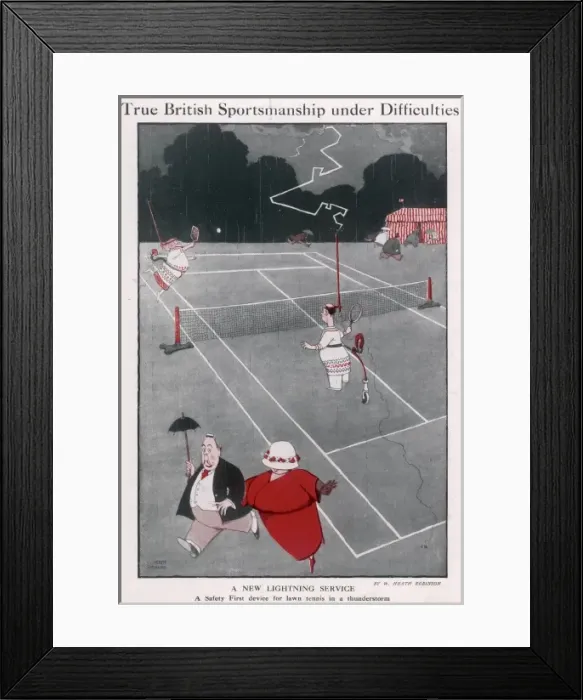 Framed Print : True British Sportmanship under Difficulties Framed Print : True British Sportmanship under Difficulties