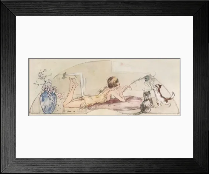 Framed Print : Pets, by A. K. MacDonald Framed Print : Pets, by A. K. MacDonald