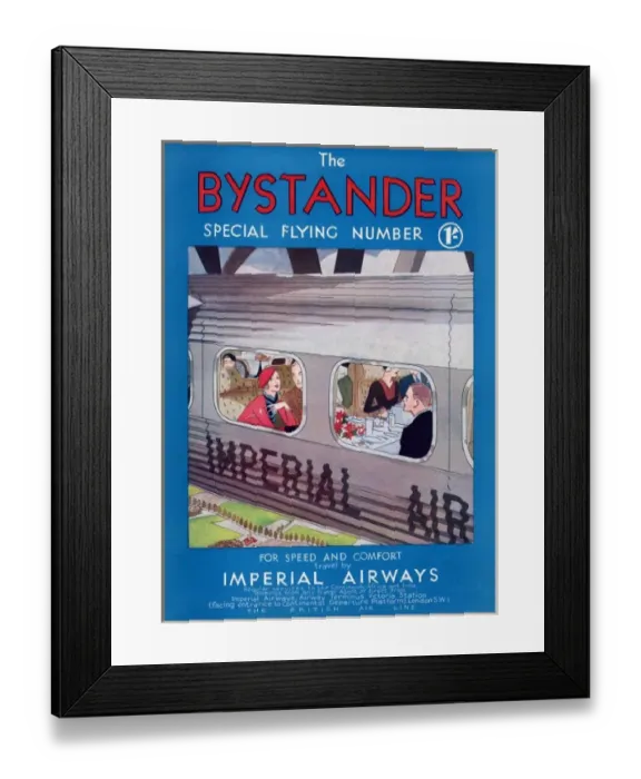 Framed Print : Front cover from the Bystander Framed Print : Front cover from the Bystander