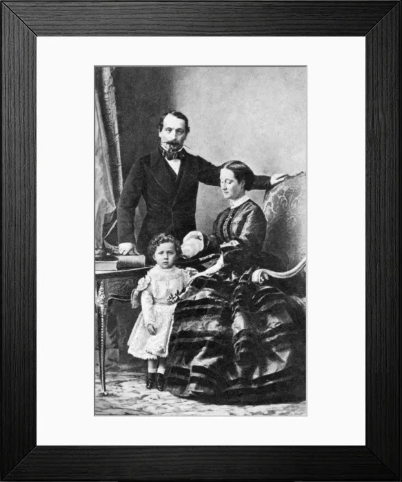 Framed Print : Portrait of the Imperial family c. 1858 Framed Print : Portrait of the Imperial family c. 1858