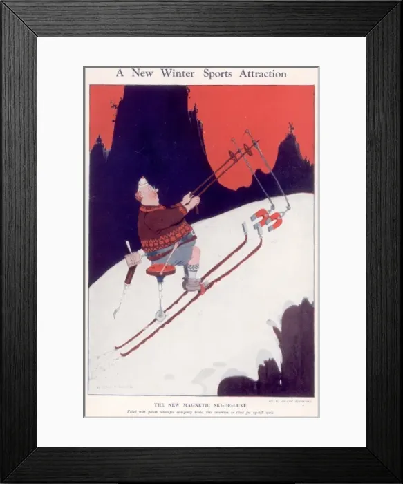 Framed Print : A New Winter Sports Attraction Framed Print : A New Winter Sports Attraction