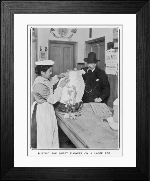 Framed Print : The Easter Egg Industry Framed Print : The Easter Egg Industry