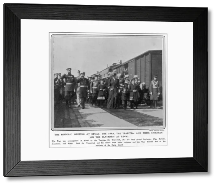 Framed Print : Historic Meeting / Reval Framed Print : Historic Meeting / Reval