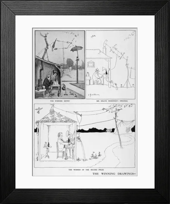 Framed Print : W. Heath Robinson Framed Print : W. Heath Robinson