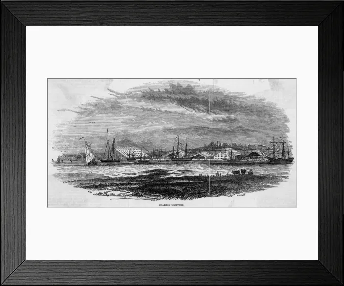 Framed Print : Chatham Dockyard Framed Print : Chatham Dockyard