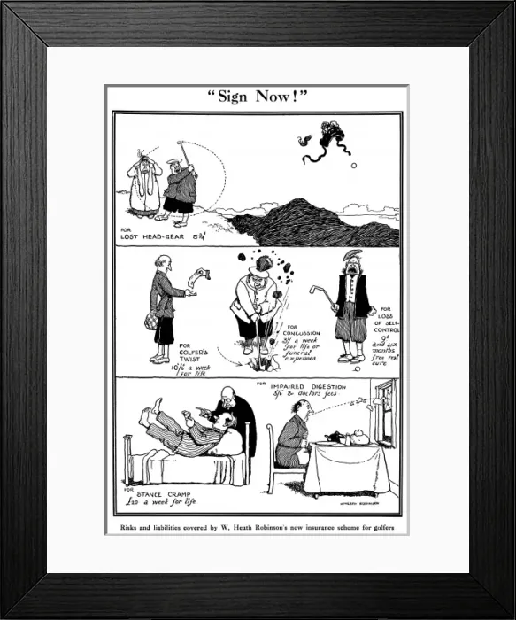 Framed Print : Sign Now. Risks and liabilities new golf insurance scheme for golfers Framed Print : Sign Now. Risks and liabilities new golf insurance scheme for golfers