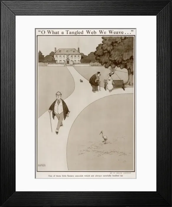 Framed Print : O what a tangled web we weave Framed Print : O what a tangled web we weave