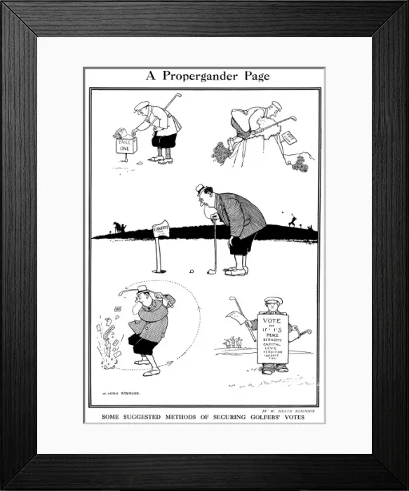 Framed Print : A Propergander Page Framed Print : A Propergander Page