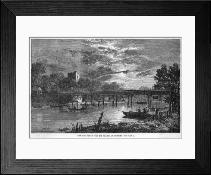 Framed Print : Cookham Bridge Framed Print : Cookham Bridge