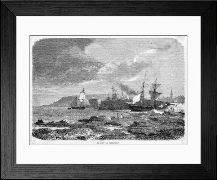 Framed Print : Guernsey Port Framed Print : Guernsey Port