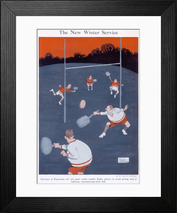 Framed Print : Heath Robinson Cartoon Framed Print : Heath Robinson Cartoon