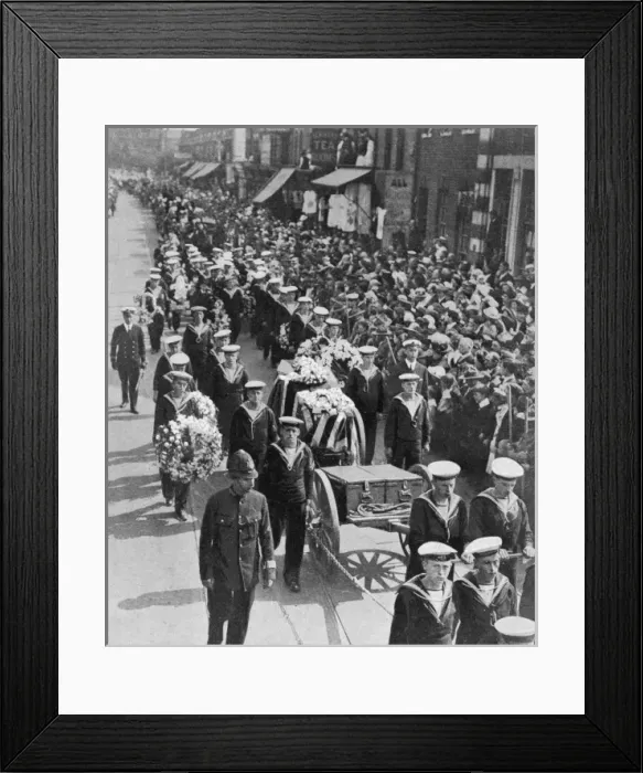 Framed Print : Funeral of John Cornwell Framed Print : Funeral of John Cornwell