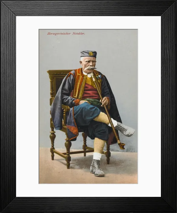 Framed Print : Bosnia & Herzegovina - Traditional Dress (1 of 3) Framed Print : Bosnia & Herzegovina - Traditional Dress (1 of 3)