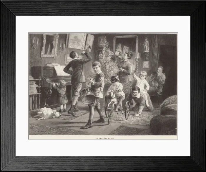 Framed Print : Christmas time chaos Framed Print : Christmas time chaos
