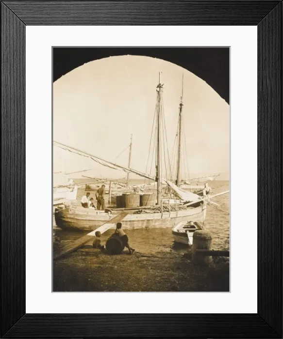 Framed Print : Croatia - Scene on the Adriatoc Coast Framed Print : Croatia - Scene on the Adriatoc Coast